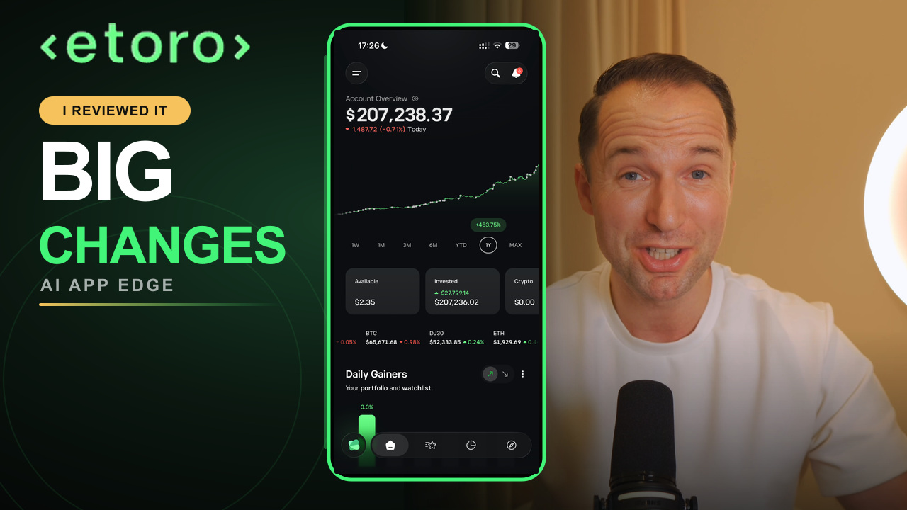 Kai testing the new eToro AI app